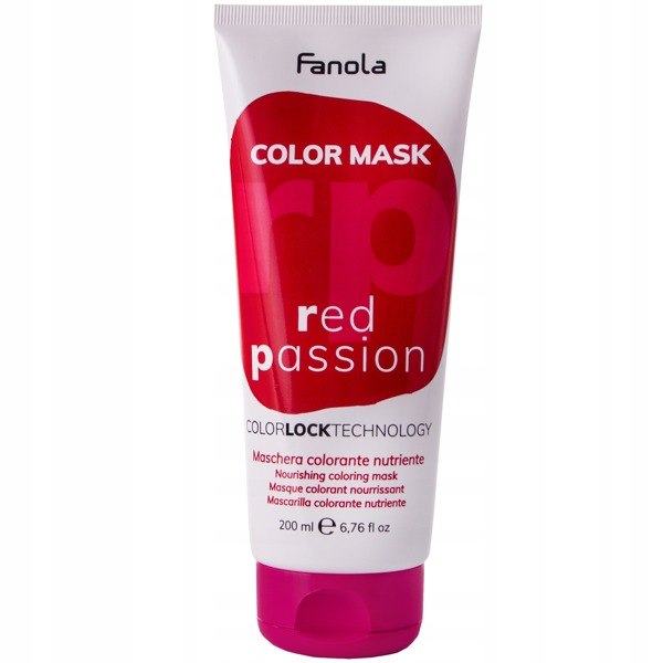 Fanola Color Mask Red 200ml maska koloryzująca do