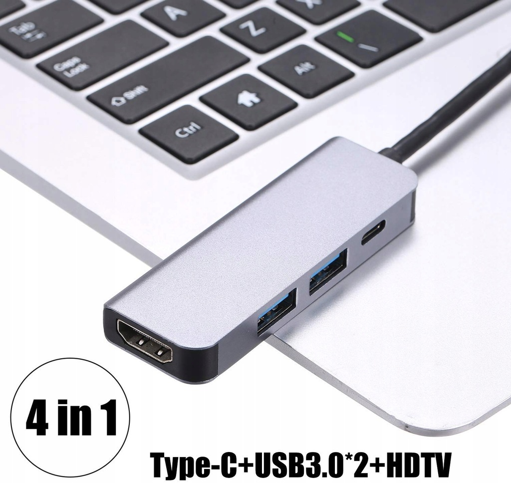 Купить Адаптер-разветвитель HUB USB тип C 3.0 HDMI 4K: отзывы, фото, характеристики в интерне-магазине Aredi.ru