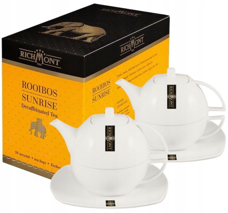 Herbata Richmont Rooibos Sunrise 50x6g + 2 dzbanki