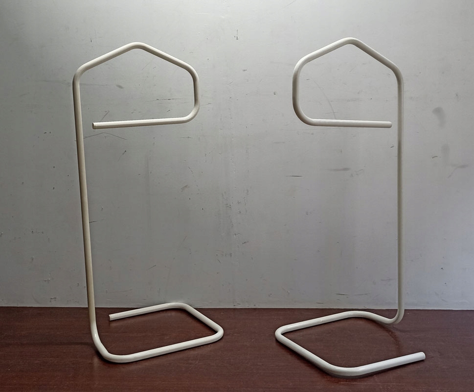 Para minimalistycznych wieszaków Ikea lata 80 vintage