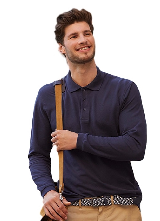 PREMIUM KOSZULKA POLO 180G Z DŁUGIM RĘKAWEM XXXL