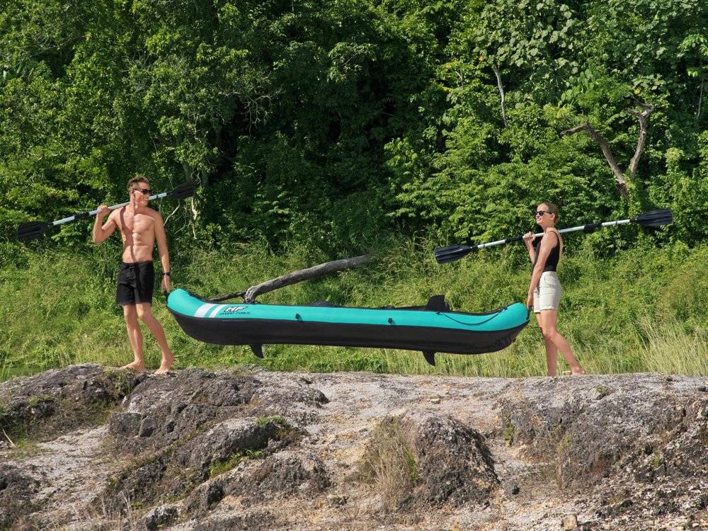 Купить Каяк для 2 человек Надувная лодка Hydro Force Bestway с веслами 65052: отзывы, фото, характеристики в интерне-магазине Aredi.ru