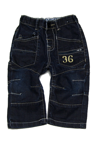 czaderskie spodnie jeansy cyfry NEXT 74/80