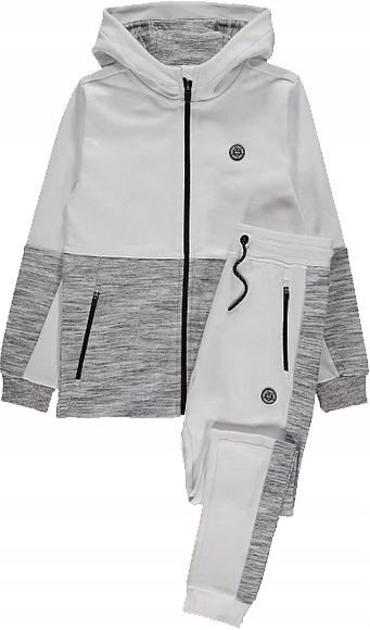 DRES na zamek GREY-WHITE George 11-12L