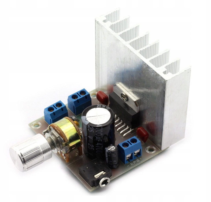 MODUŁ WZMACNIACZA TDA7377 DC 12V ARDUINO