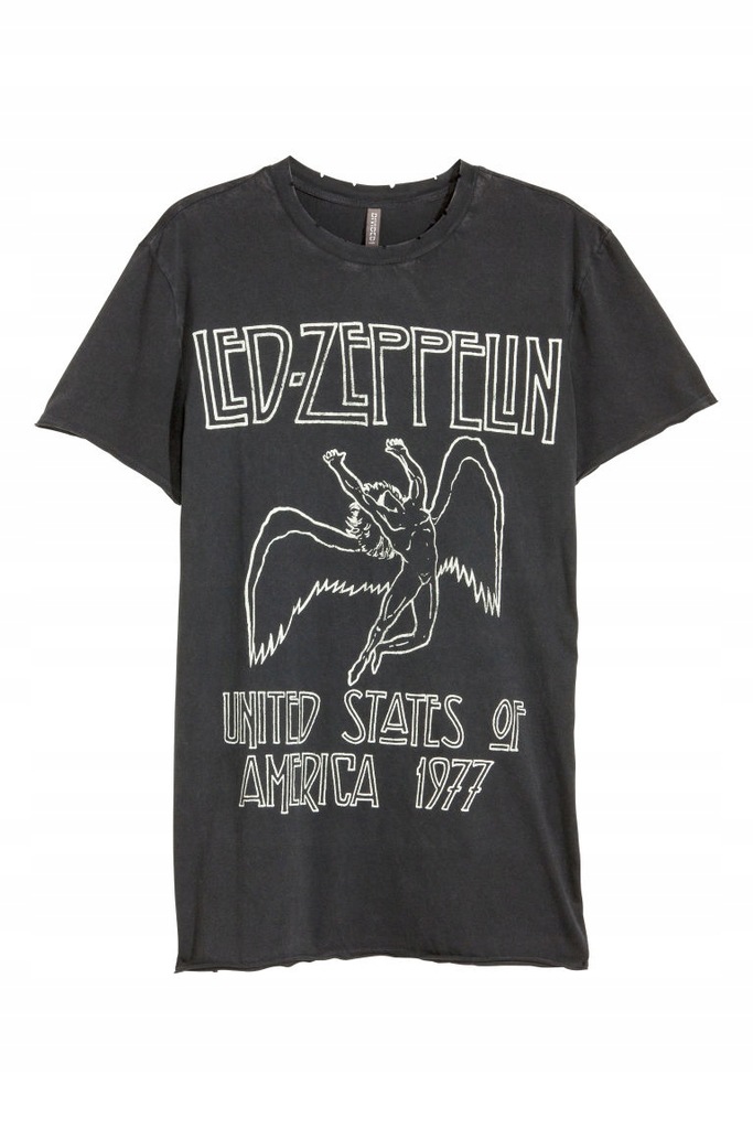 H&M T-shirt z nadrukiem LED ZEPPELIN 8351761375