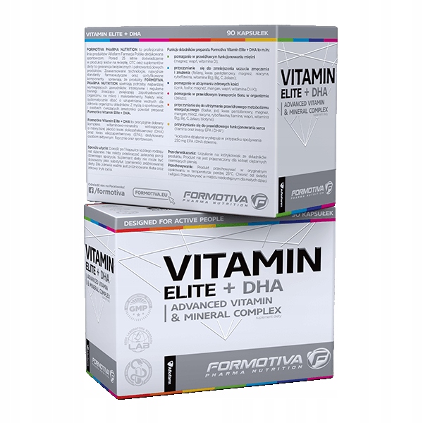 Formotiva Vitamin Elite + DHA 90 kaps. KREATYNA