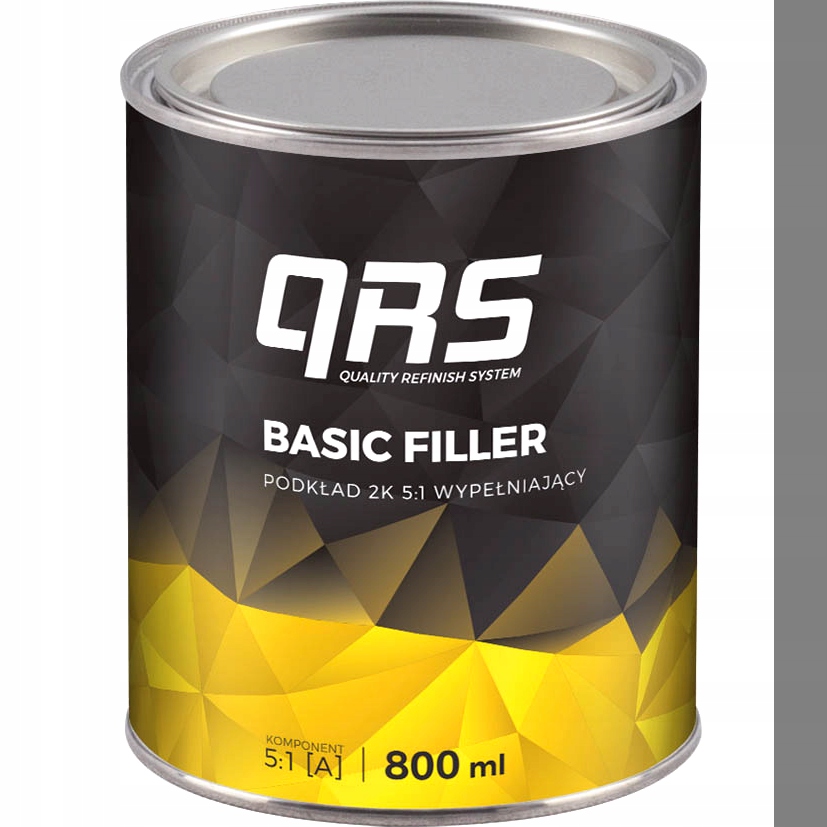 Podkład akrylowy QRS Basic Filler 5:1 szary 1L Kpl