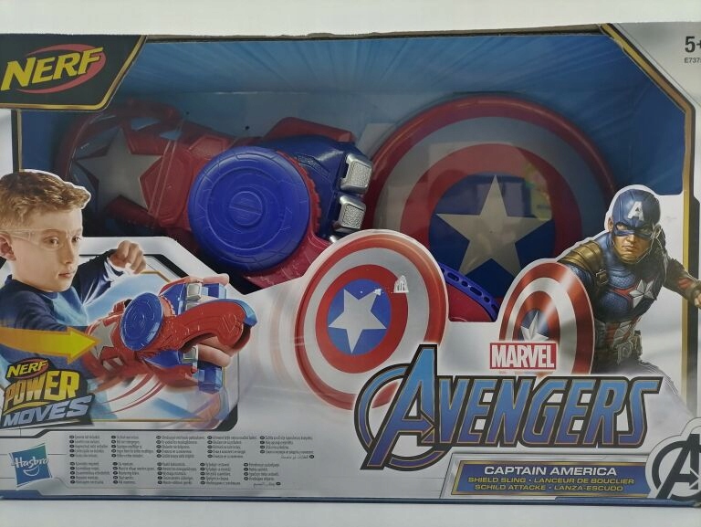 TARCZA MARVEL AVENGERS KAPITAN AMERICA NERF E7375