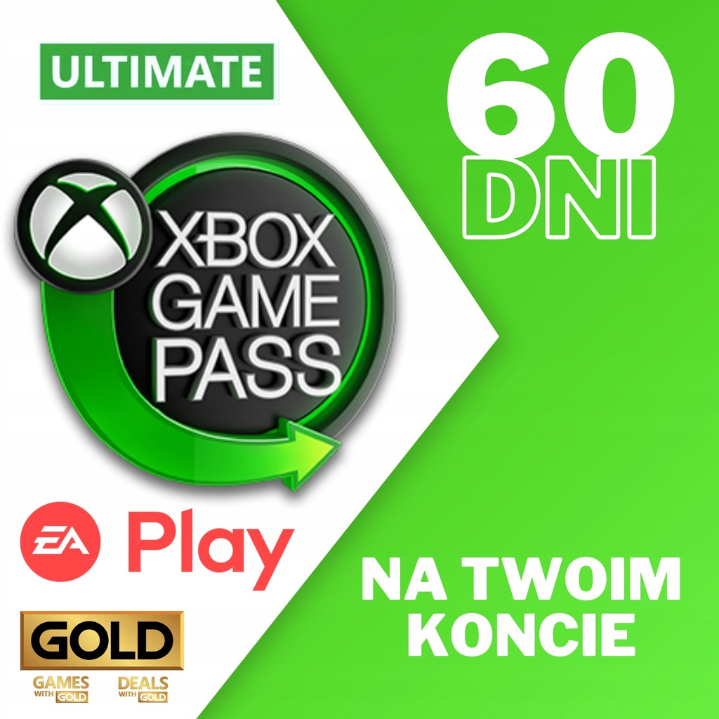 XBOX GAME PASS ULTIMATE 60 DNI KLUCZ ONE LIVE GOLD