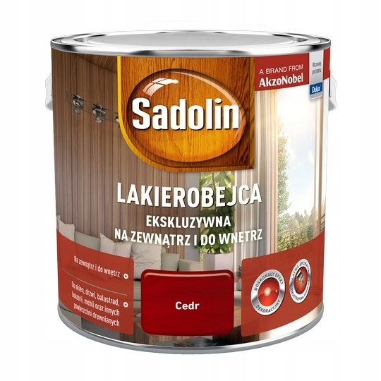 Sadolin Ekskluzywna lakierobejca 2,5L CEDR drewna