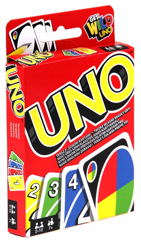 Gra karciana towarzyska Mattel Uno