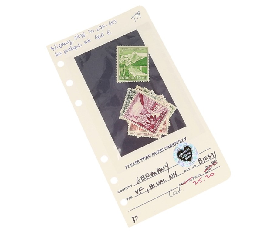 Znaczki Niemieckie 1938 NR675683