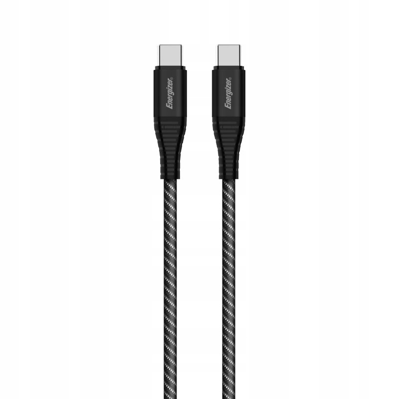 Energizer Ultimate - Kabel połączeniowy USB-C do USB-C 100W 2m (Czarny)