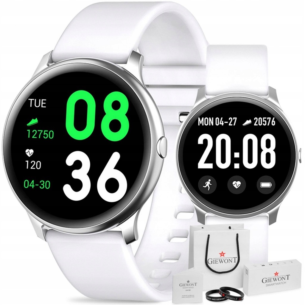 Smartwatch Giewont kompatybilny z android i IOS