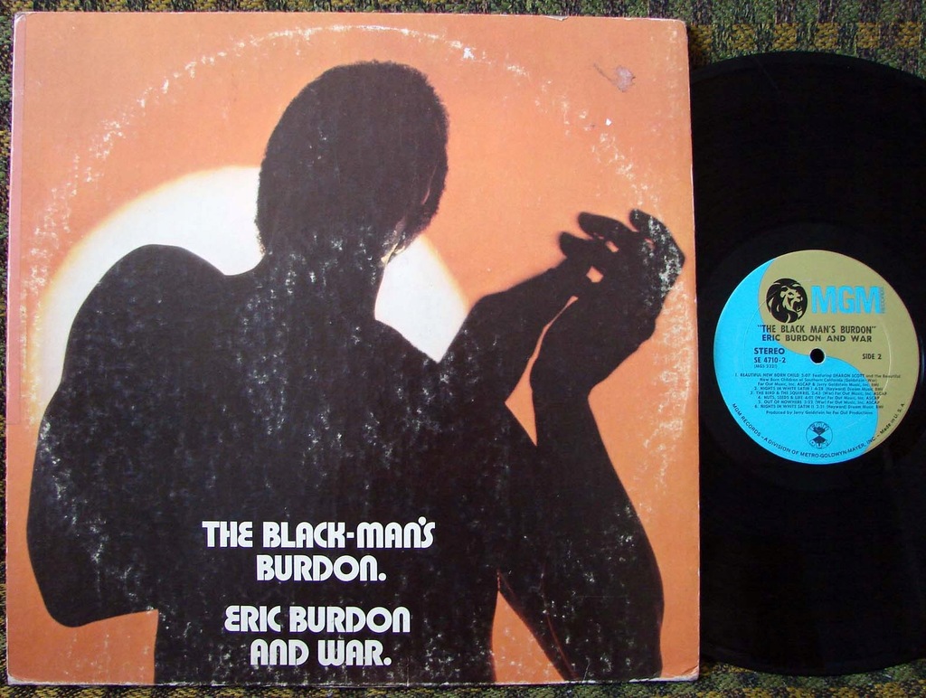 Eric Burdon, War, The Black-Man's, 2 LP, USA, exc-