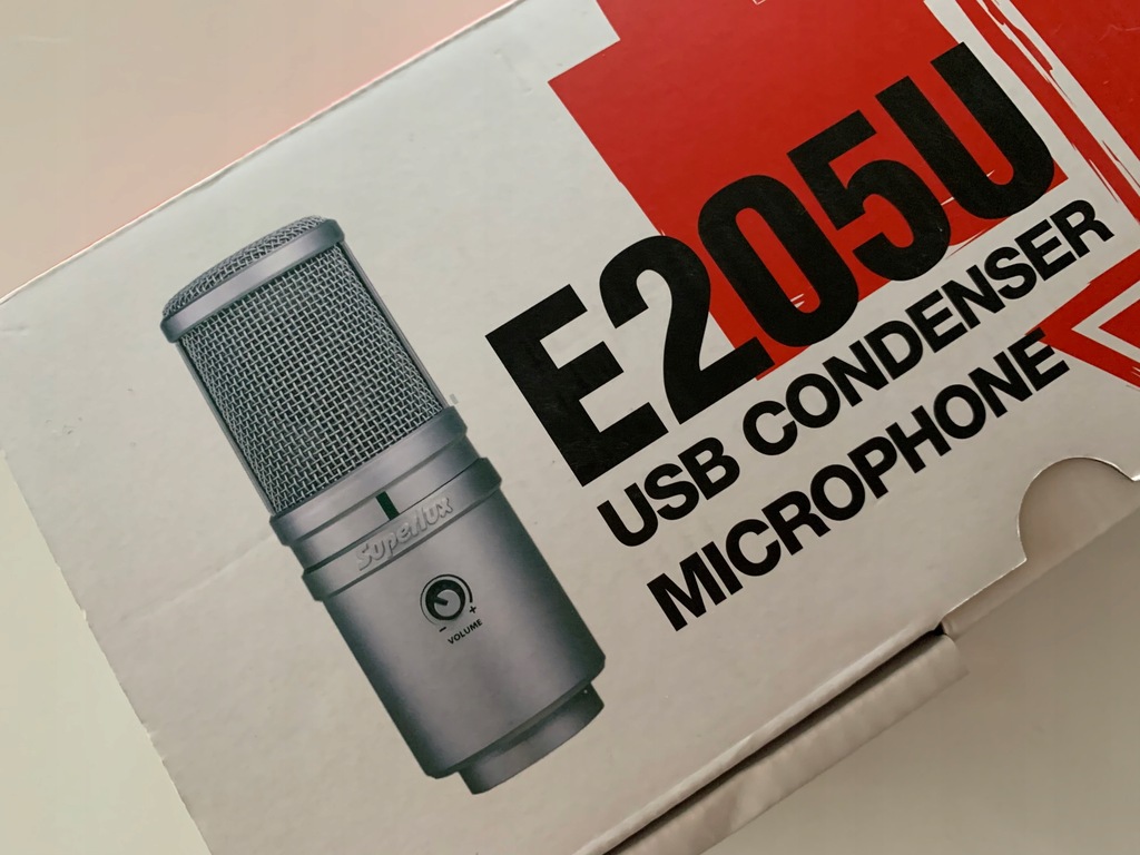 Mikrofon pojemnościowy Superlux E205 PC USB