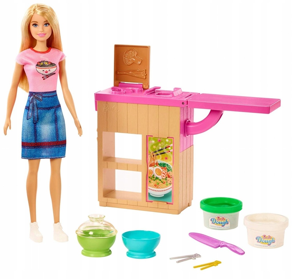 MATTEL LALKA BARBIE DOMOWY MAKARON GHK43 3+