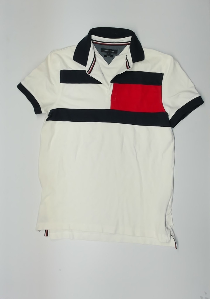 KOSZULKA POLO MĘSKA TOMMY HILFIGER BAWEŁNA M