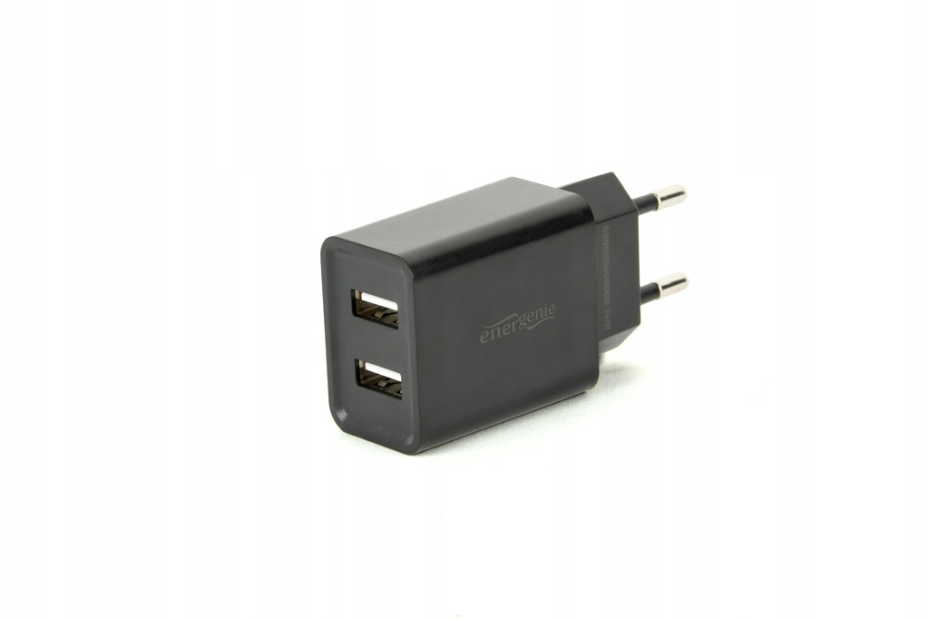 EnerGenie 2-port universal USB charger EG-U2C2A-03