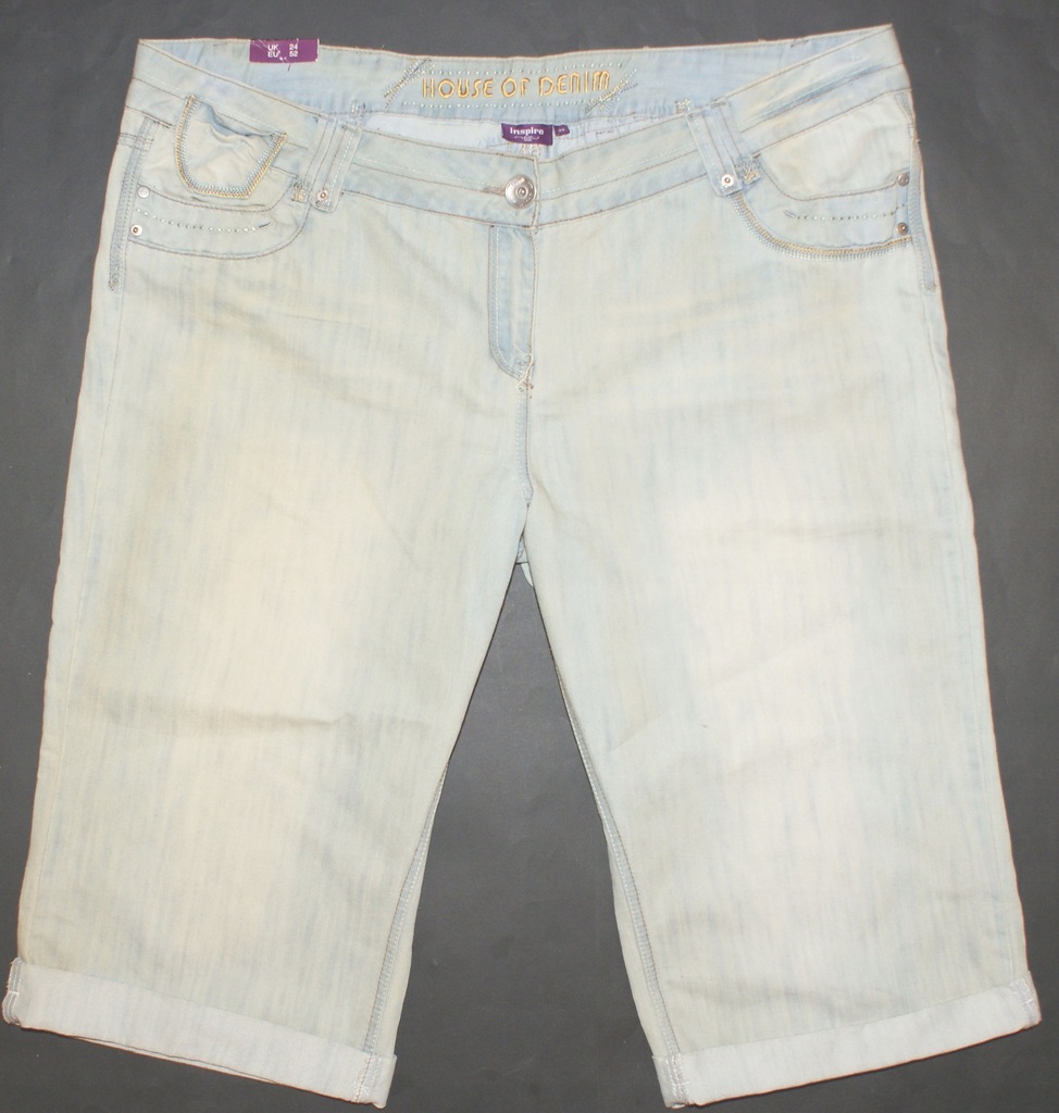 CUDNE SPODNIE_NEW LOOK JEANS MODNE 3/4 NOWE_52