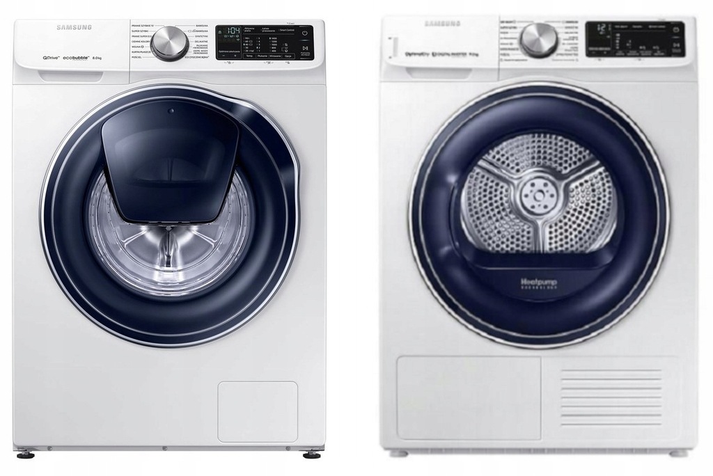 SAMSUNG SUSZARKA DV90 N62632 W PRALKA WW80M644OPW