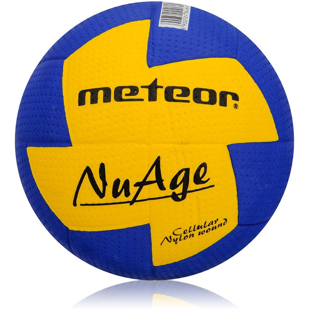 Piłka ręczna Meteor Nuage damska niebieski/żółty