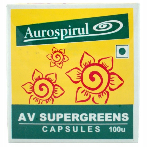 Aurospirul AV Supergreens suplement diety 100 kaps