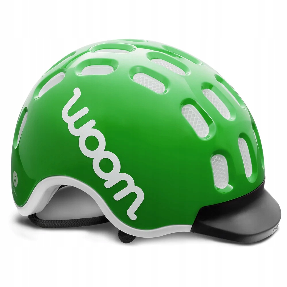 Kask rowerowy dziecięcy Woom zielony XS 46-50 2023SR