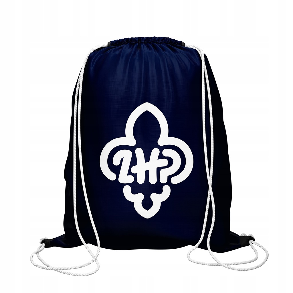 Plecak harcerski worek z logo ZHP granatowy