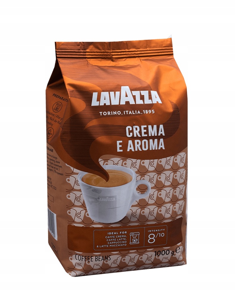 6 x Kawa ziarnista LAVAZZA CREMA E AROMA 1 kg