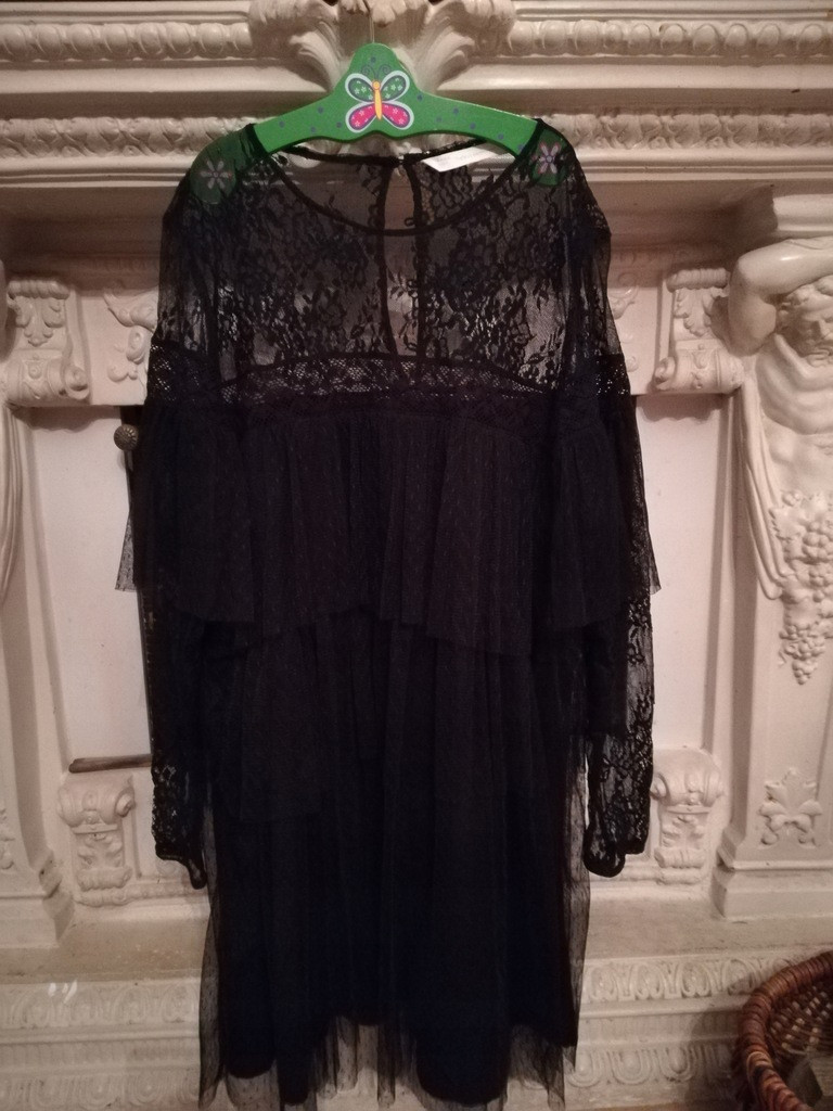ZARA Vintage retro gotycka gothic sukienka 36 38