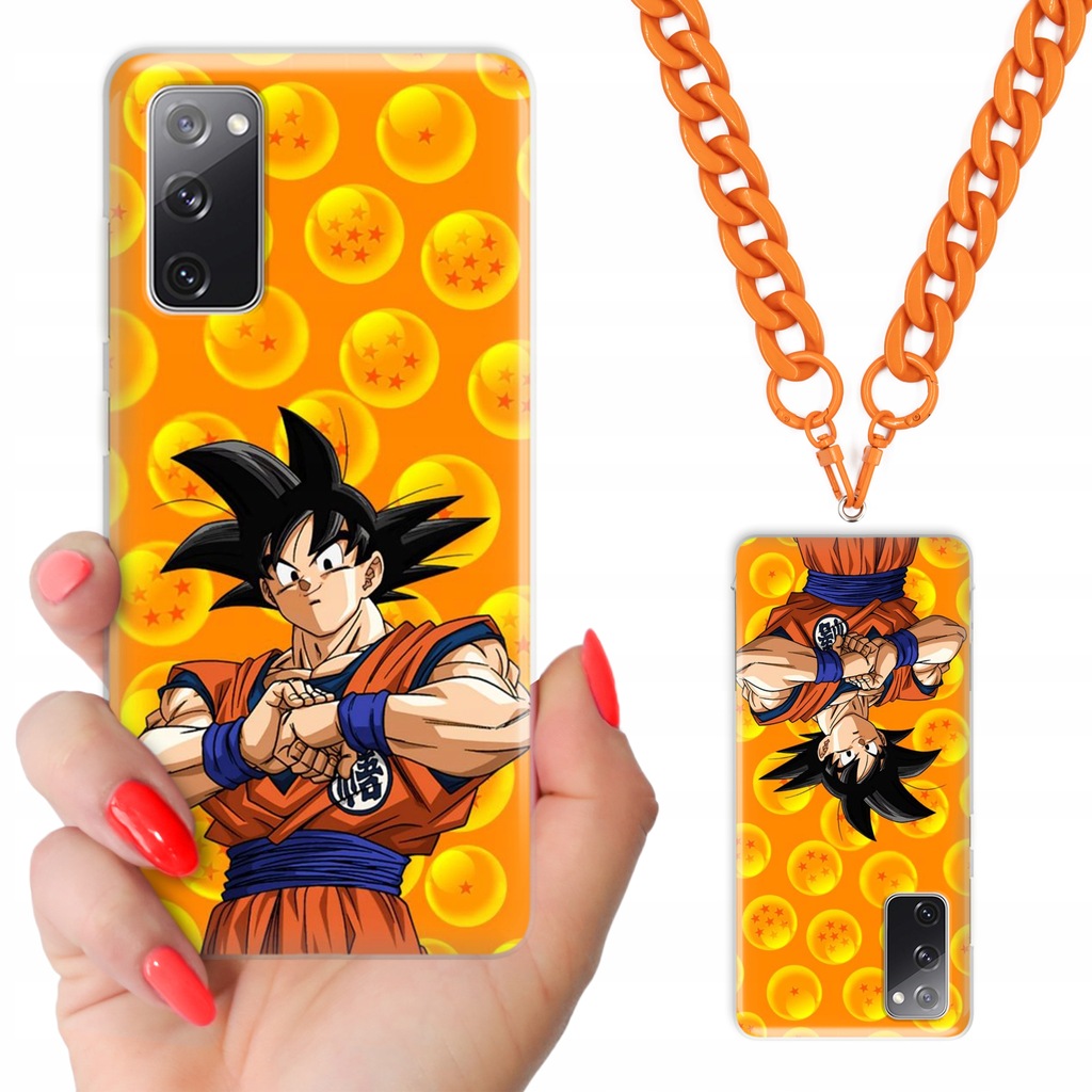 ETUI DO SAMSUNG S20FE 5G CASE DRAGON BALL + ŁAŃCUSZEK POMARAŃCZOWY MIX WZÓR
