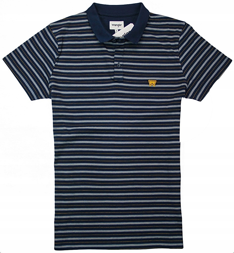 WRANGLER REFINED POLO NAVY KOSZULKA REGULAR - M