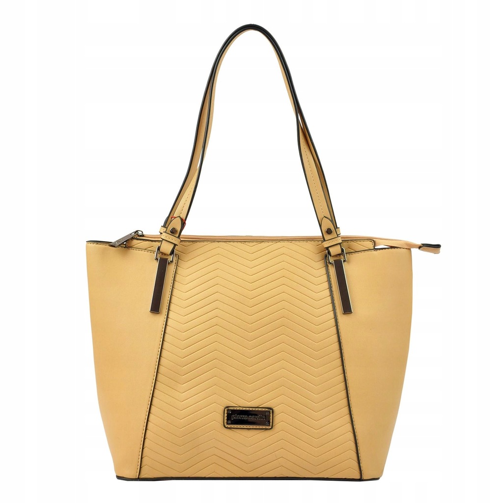 PIERRE CARDIN eko torebka damska Shopper camel