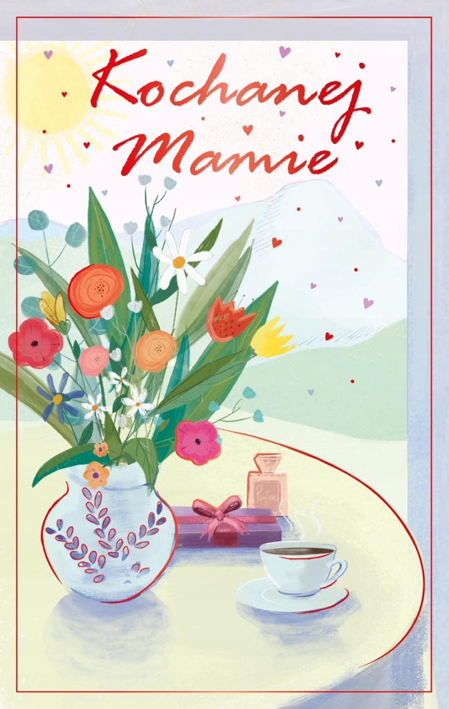 Kartka dla MAMY Kartka z życzeniami na Dzień Matki Prezent dla Mamy U131