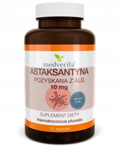 Medverita astaksantyna z alg 10 mg 120 kapsułek