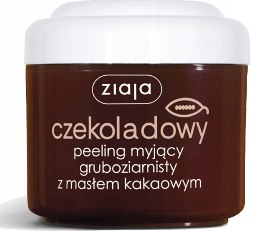 ZIAJA czekoladowy peeling myjący gruboziarnist 200