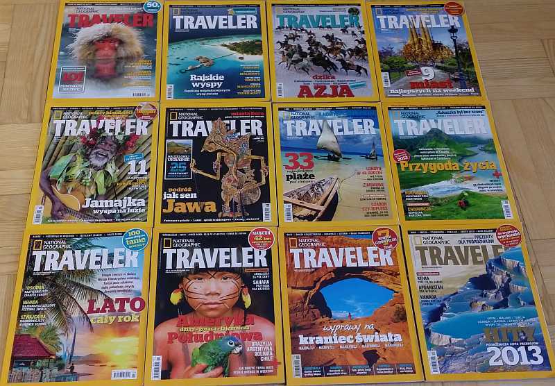 National Geographic Traveler rocznik 2012 (cały)