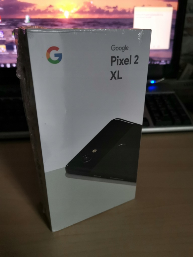 Google Pixel 2 XL 128GB black ZAFOLIOWANE PUDEŁKO