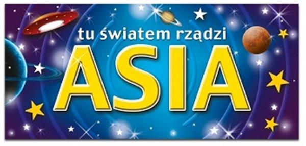 TABLICZKA 3D NA DRZWI Tu światem rządzi Asia