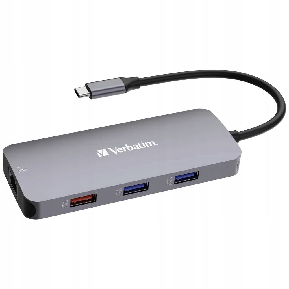 HUB USB-C DO LAPTOPA 9w1 HDMI 4K Ethernet SD USB
