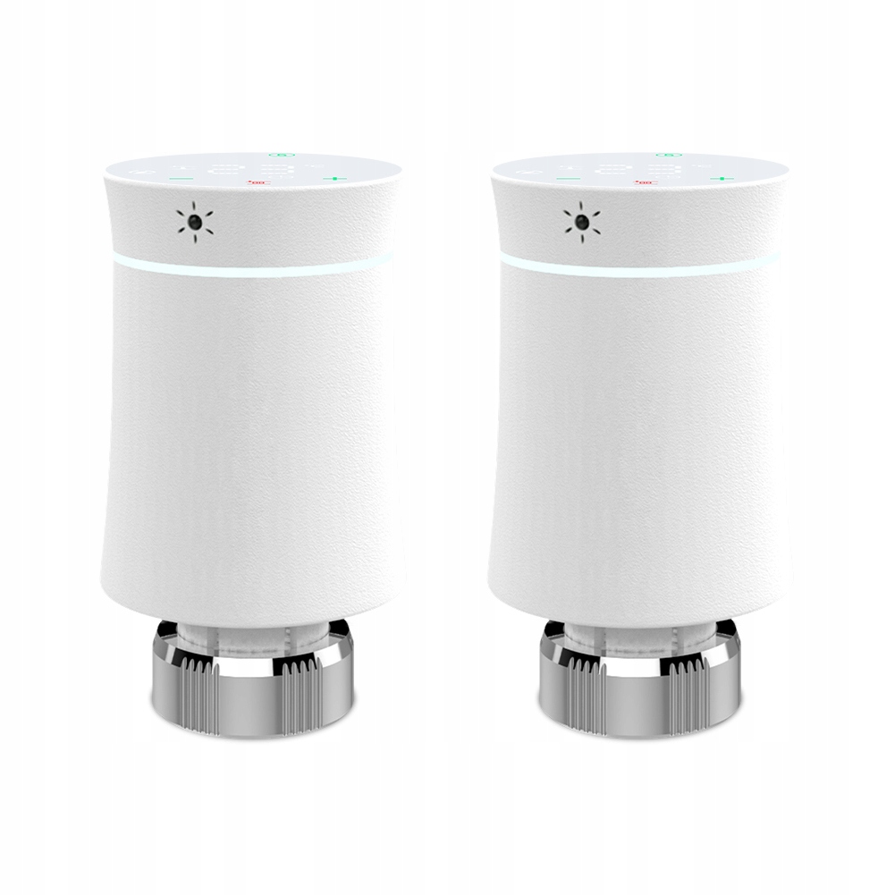 MOES TUYA ZigBee 2 x GŁOWICA TERMOSTAT Biały