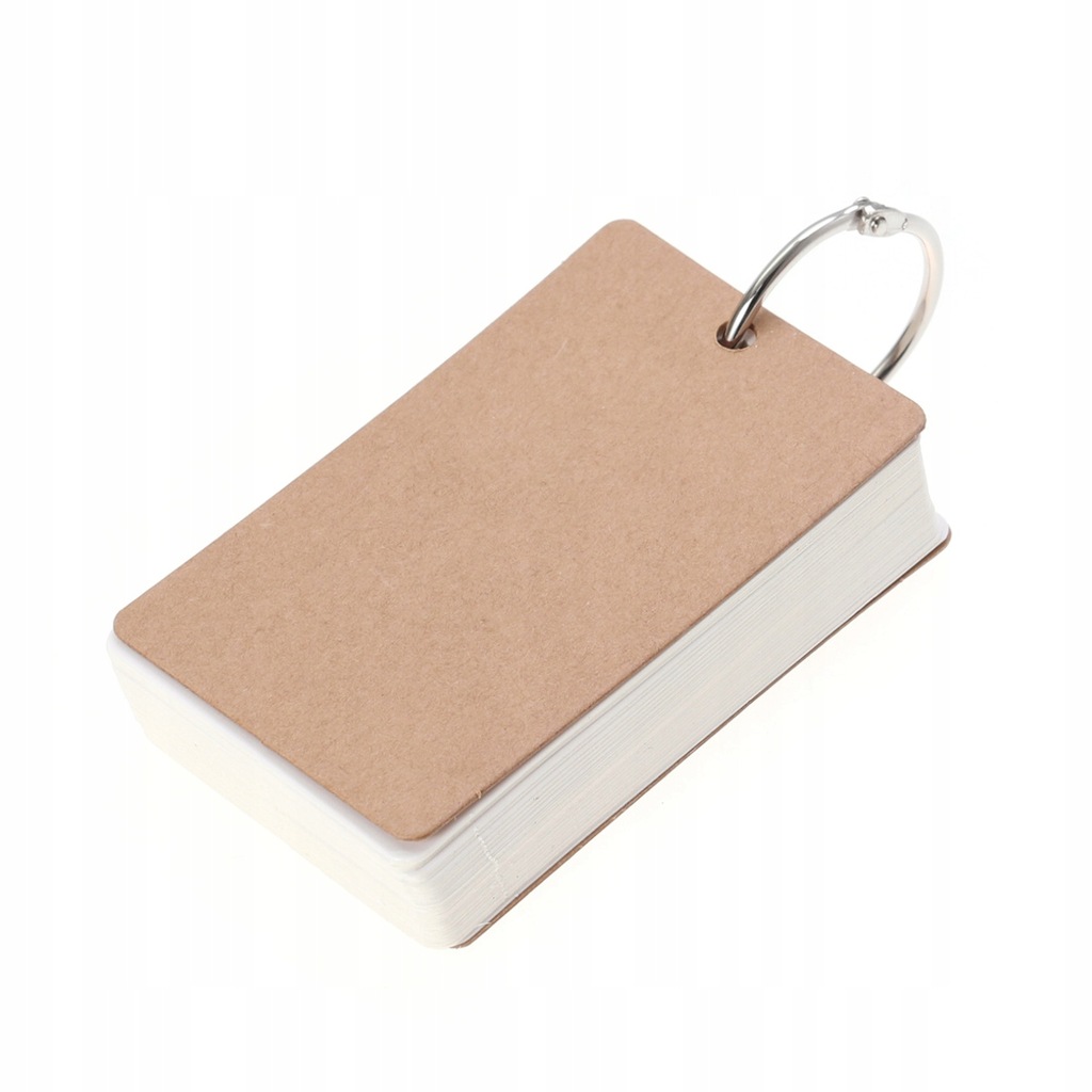 Blank Notepad Flash Cards 300 Pages