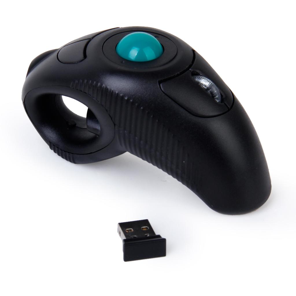 Ręczny bezprzewodowy optyczny trackball 10M USB