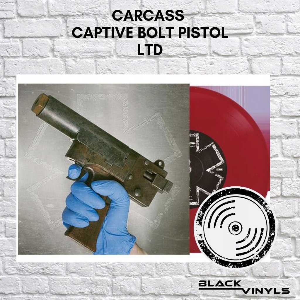 CARCASS CAPITIVE BOLT PISTOL 7' heartwork cd lp