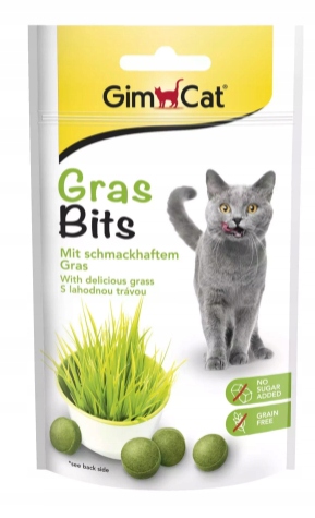 Gim cat kuleczki z trawą 40g