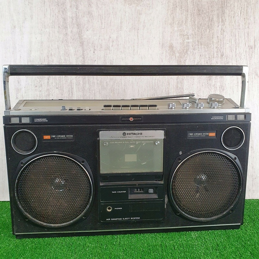 RETRO HITACHI BOOMBOX ghettoblaster 10709921543 oficjalne archiwum