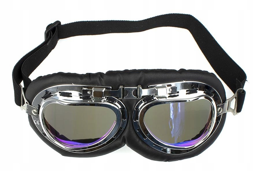 Gogle okulary motocyklowe cross quad lustrzanka