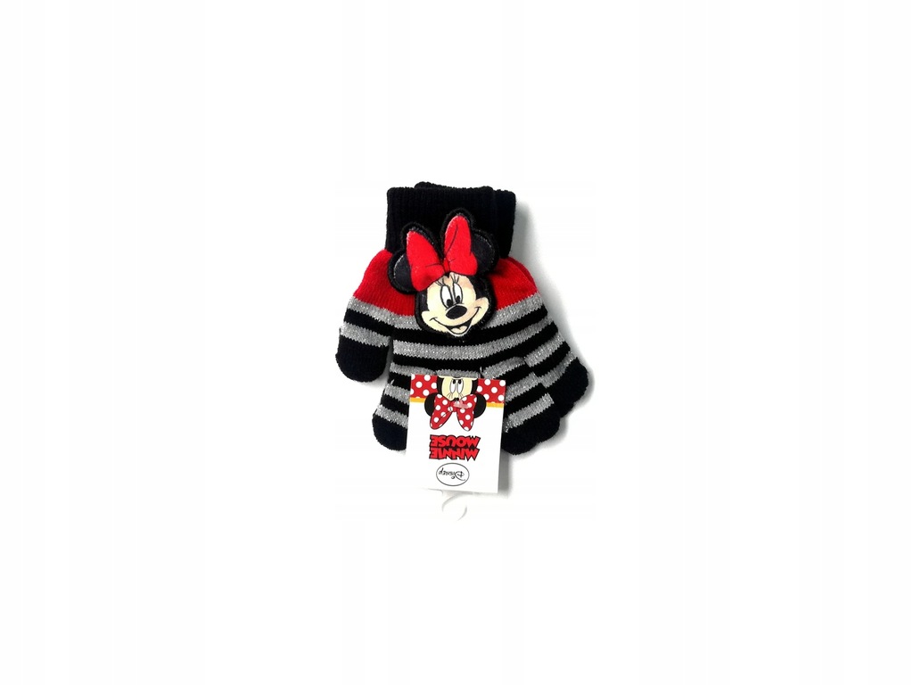 RĘKAWICZKI MYSZKA MINNIE 3 D ONE SIZE 3-8 LAT